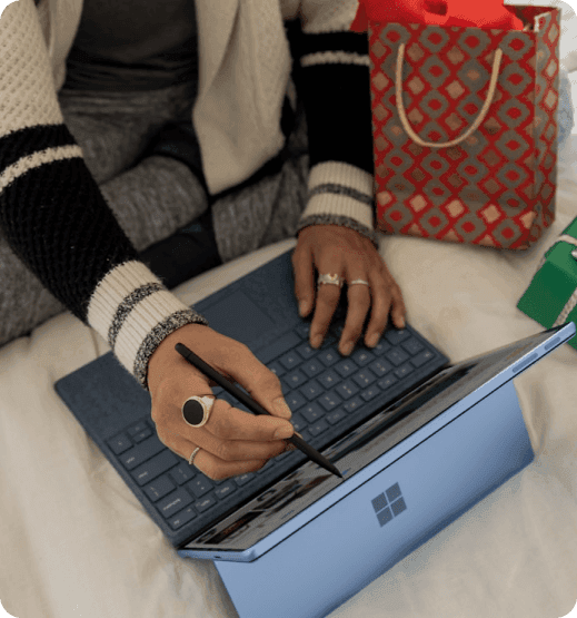 A man working on laptop